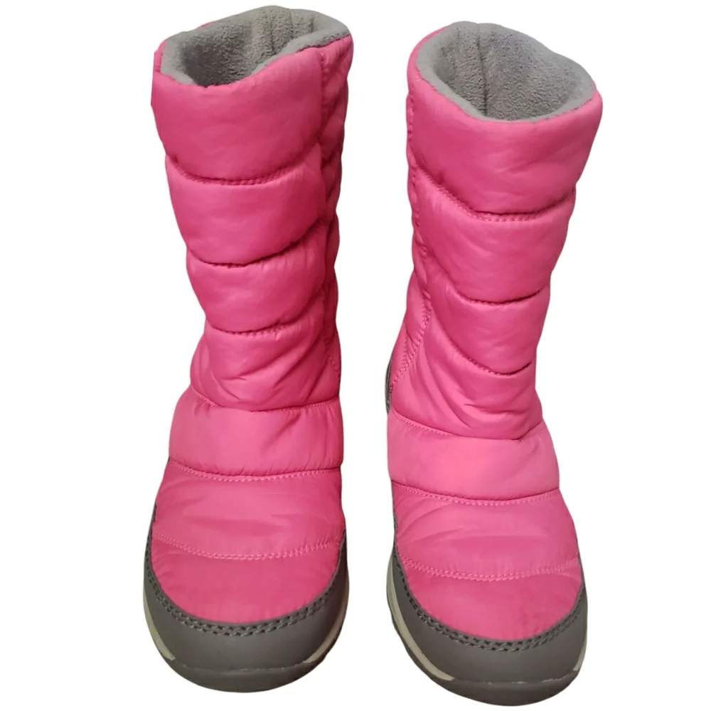 Sorel Boots Womens 6 Pink Quilted Winter Snow Rain Waterproof Insulation Boot
